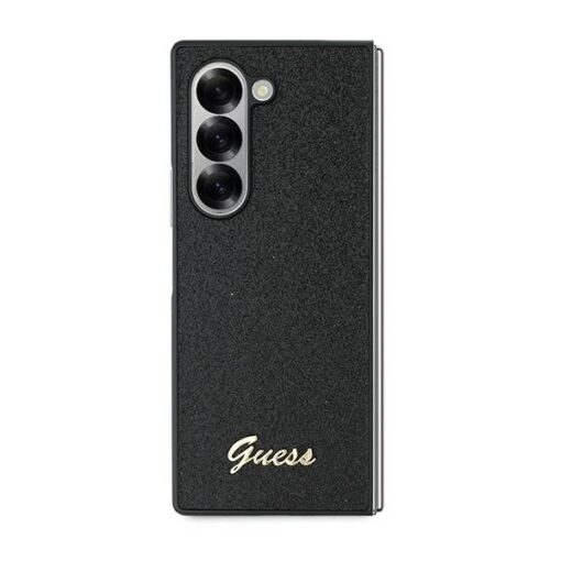 Guess case for Samsung Galaxy Z Fold6 GUE003744 black 4G Glitter Script - Image 2