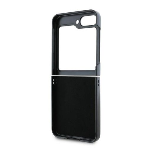 Karl Lagerfeld case for Samsung Galaxy Z Flip6 KF002201 black Saffiano Monogram Ikonik Pin - Image 7