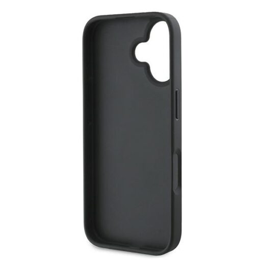 Guess case for iPhone 16 6,1" GUHCP16SG4GLGR grey hardcase 4G Bottom Stripe - Image 7