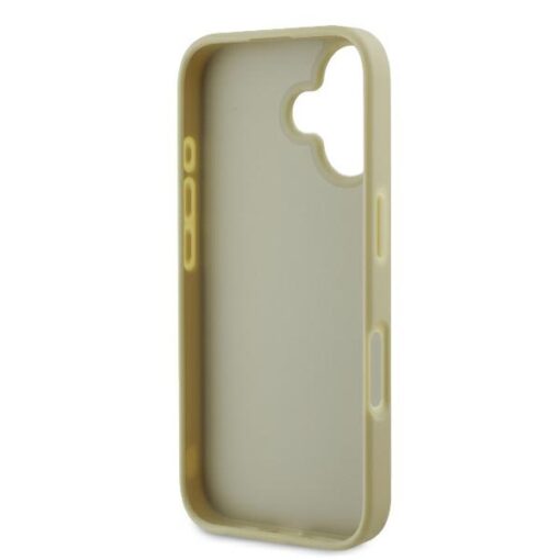 Guess case for iPhone 16 Plus 6,7" GUHCP16MHG4SGD gold hardcase Fixed Glitter Big 4G - Image 7