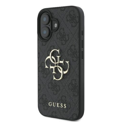 Guess case for iPhone 16 6,1" GUHCP16S4GMGGR 4G Big Logo black - Image 2