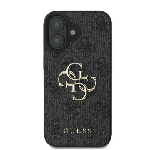 Guess case for iPhone 16 6,1" GUHCP16S4GMGGR 4G Big Logo black - Image 3