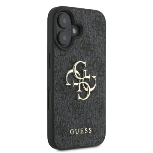 Guess case for iPhone 16 6,1" GUHCP16S4GMGGR 4G Big Logo black - Image 4