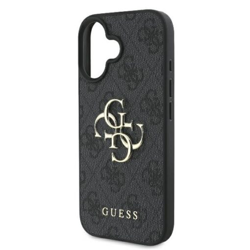 Guess case for iPhone 16 6,1" GUHCP16S4GMGGR 4G Big Logo black - Image 6