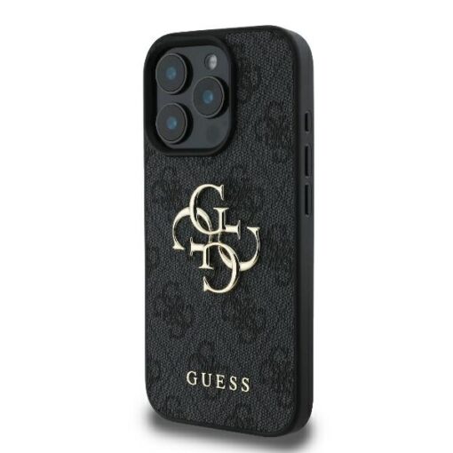 Guess case for iPhone 16 Pro Max 6,9" GUHCP16X4GMGGR 4G Big Logo black - Image 2