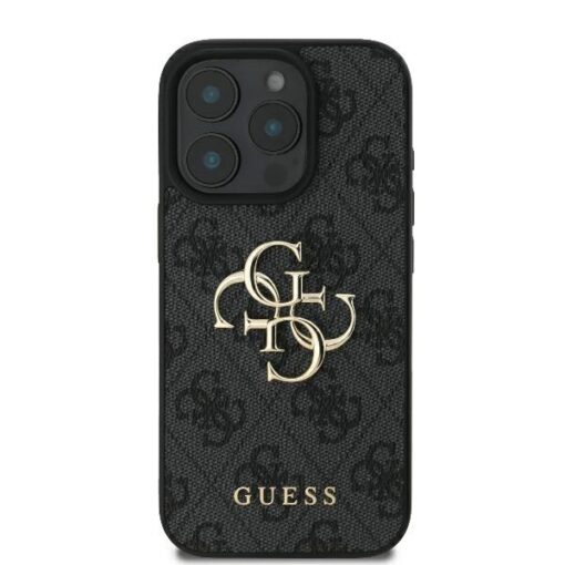 Guess case for iPhone 16 Pro Max 6,9" GUHCP16X4GMGGR 4G Big Logo black - Image 3