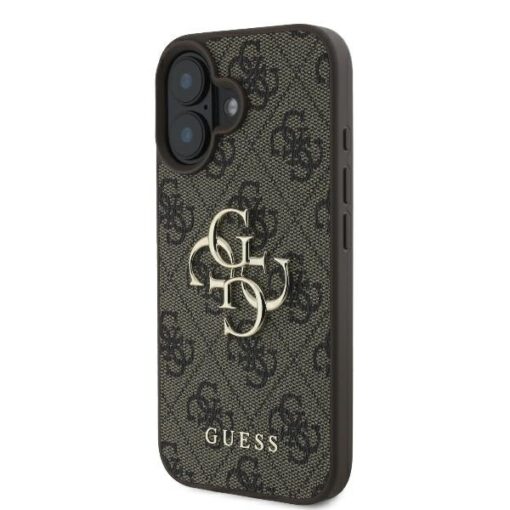 Guess case for iPhone 16 6,1" GUHCP16S4GMGBR 4G Big Logo brown - Image 2