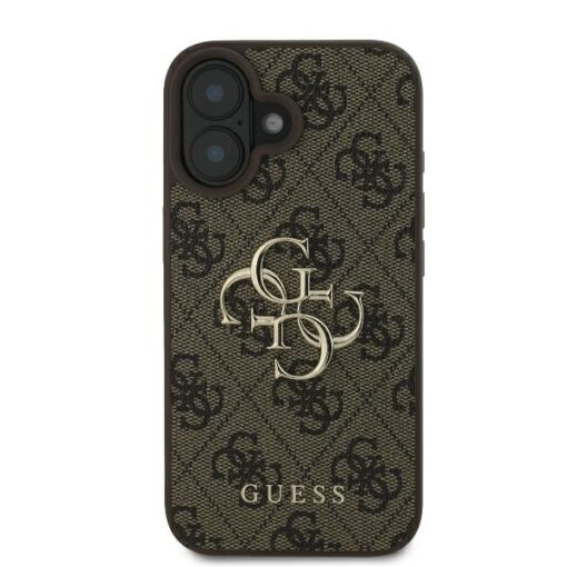 Guess case for iPhone 16 6,1" GUHCP16S4GMGBR 4G Big Logo brown - Image 3