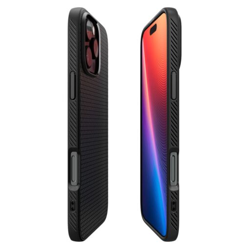 Spigen Liquid Air case for iPhone 16 Pro Max 6,9" matte black - Image 6