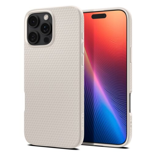 Spigen Liquid Air case for iPhone 16 Pro Max 6,9" natural titanium