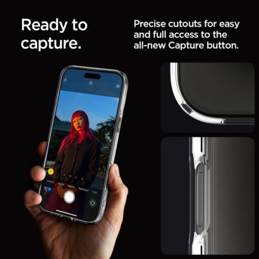 Spigen Ultra Hybrid case for iPhone 16 Pro 6,3" crystal clear - Image 13