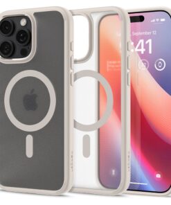 Spigen Ultra Hybrid Mag Magsafe case for iPhone 16 Pro 6,3" frost natural titanium