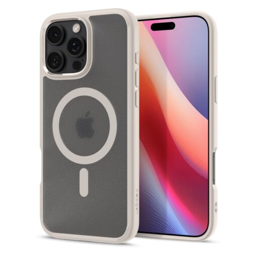 Spigen Ultra Hybrid Mag Magsafe case for iPhone 16 Pro 6,3" frost natural titanium - Image 2