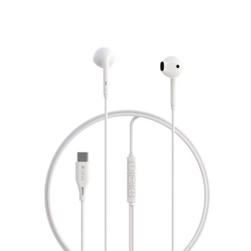 Devia wired earphones Kintone A3 Digital USB-C white