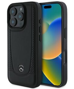 Mercedes case for iPhone 16 Pro Max 6,9" MEHCP16XARMBK Hardcase Leather Urban black
