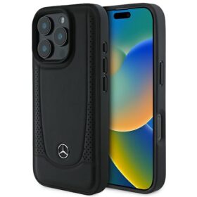 Mercedes case for iPhone 16 Pro Max 6,9" MEHCP16XARMBK Hardcase Leather Urban black