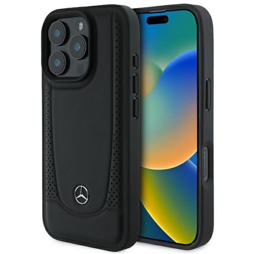 Mercedes case for iPhone 16 Pro Max 6,9" MEHCP16XARMBK Hardcase Leather Urban black