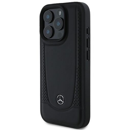 Mercedes case for iPhone 16 Pro Max 6,9" MEHCP16XARMBK Hardcase Leather Urban black - Image 2