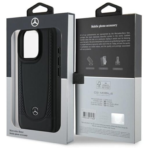Mercedes case for iPhone 16 Pro Max 6,9" MEHCP16XARMBK Hardcase Leather Urban black - Image 8