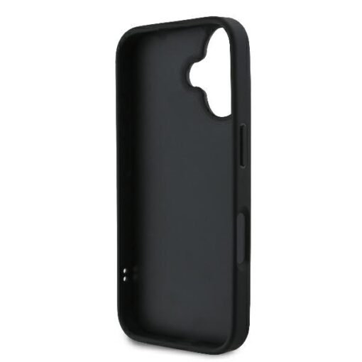 Karl Lagerfeld case for iPhone 16 Plus 6,7" KLHCP16MPQDSMGK black Hard Quilted Signature - Image 7