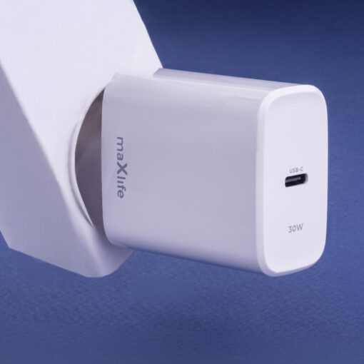 Maxlife MXTC-10-30C PD QC charger 1x USB-C 30W white - Image 4