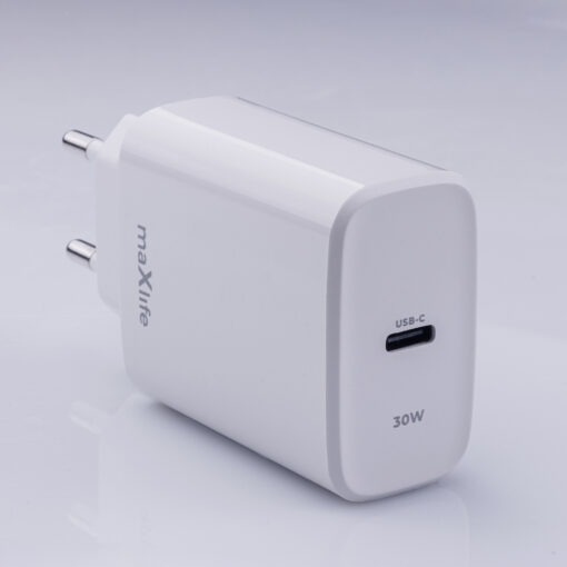 Maxlife MXTC-10-30C PD QC charger 1x USB-C 30W white - Image 5