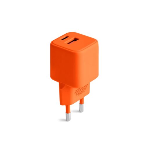 COLORUM wall charger USB-A + USB-C PD 30W CLS30-AC-10 xOrange - Image 2