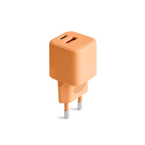 COLORUM wall charger USB-A + USB-C PD 30W CLS30-AC-14 x Peach Fuzz - Image 2