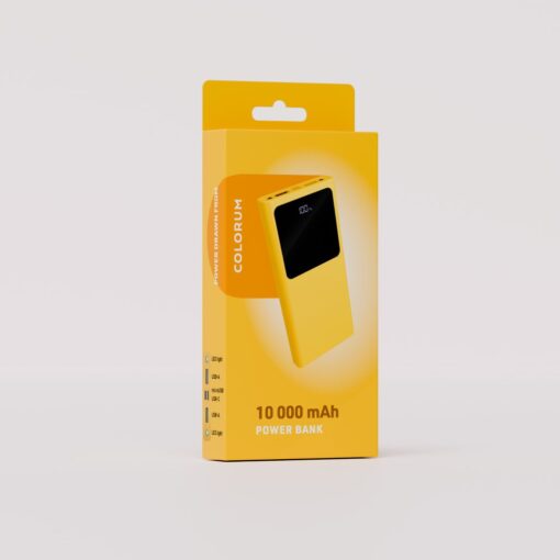 COLORUM Power bank 10 000 mAh CPB10-05 xYellow - Image 3