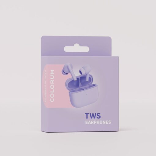 COLORUM TWS Bluetooth earphones CTWS-09 xLavenda - Image 3