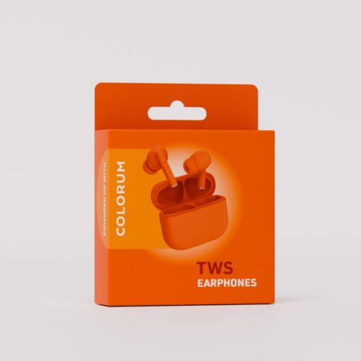 COLORUM TWS Bluetooth earphones CTWS-10 xOrange - Image 3