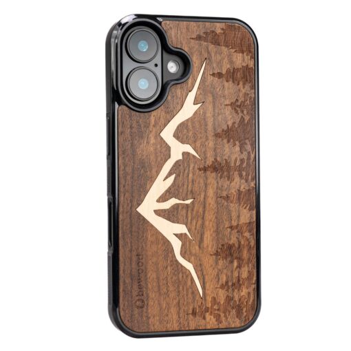 Bewood case for iPhone 16 6,1" Mountains Imbuia - Image 2