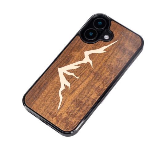 Bewood case for iPhone 16 6,1" Mountains Imbuia - Image 3