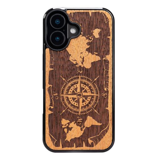 Bewood case for iPhone 16 6,1" Compass Merbau