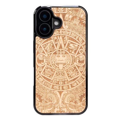 Bewood case for iPhone 16 6,1" Aztec Calendar Aniegre