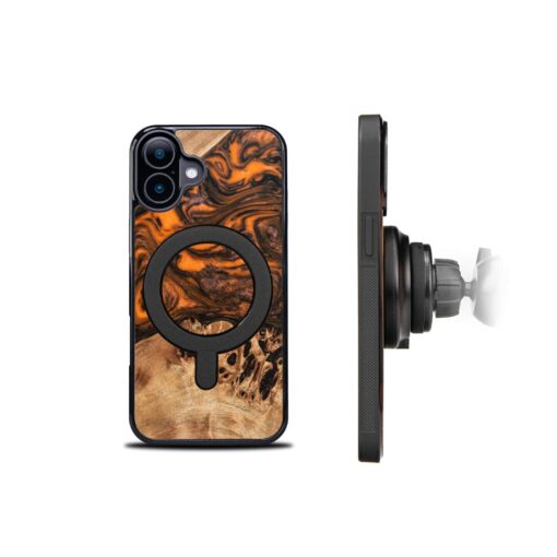 Bewood Unique case for iPhone 16 6,1" Orange with MagSafe - Image 3