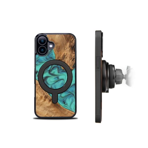 Bewood Unique case for iPhone 16 6,1" Turquoise with MagSafe - Image 3