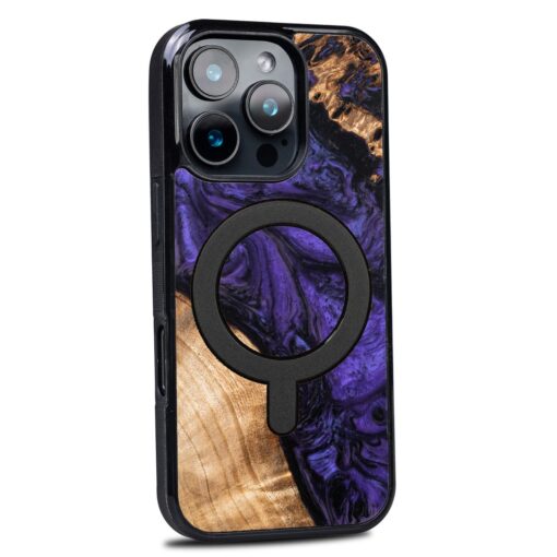 Bewood Unique case for iPhone 16 Pro 6,3" Violet with MagSafe - Image 2