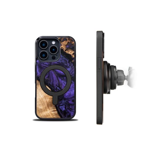 Bewood Unique case for iPhone 16 Pro 6,3" Violet with MagSafe - Image 3