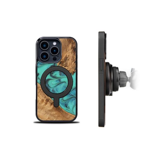 Bewood Unique case for iPhone 16 Pro 6,3" Turquoise with MagSafe - Image 3