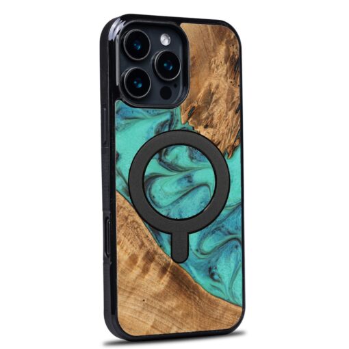 Bewood Unique case for iPhone 16 Pro Max 6,9" Turquoise with MagSafe - Image 2