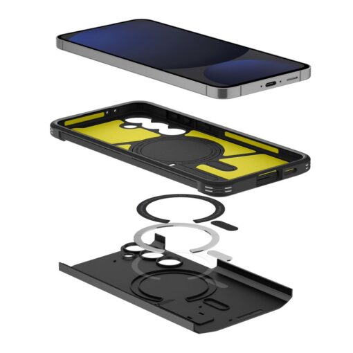 Spigen Tough Armor Magsafe case for Samsung Galaxy S24 FE black - Image 4