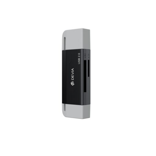 Devia card reader 2in1 EL239 USB/USB-C 2.0 black - Image 3