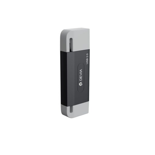 Devia card reader 2in1 EL239 USB/USB-C 2.0 black - Image 4