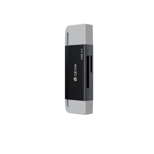 Devia card reader 2in1 EL240 USB/USB-C 3.0 black - Image 3