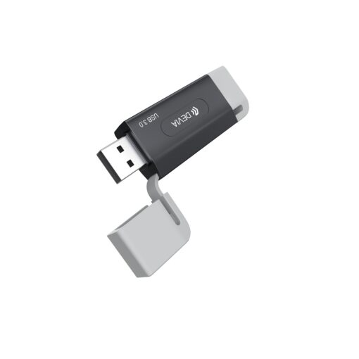 Devia card reader 2in1 EL240 USB/USB-C 3.0 black - Image 6