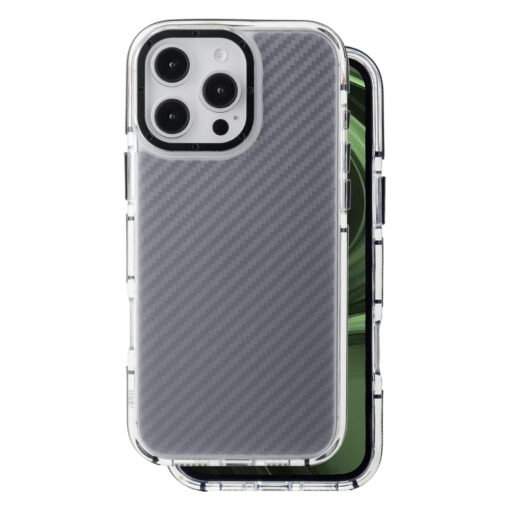 Acrylic Carbon case for iPhone 16 Pro Max 6,9" black