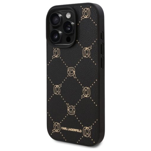 Karl Lagerfeld case for iPhone 16 Pro Max 6,9" KLHMP16XPGKHPHK black Hard Karl Head MagSafe - Image 2