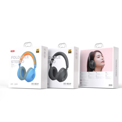 XO Bluetooth headphones BE49 black - Image 4