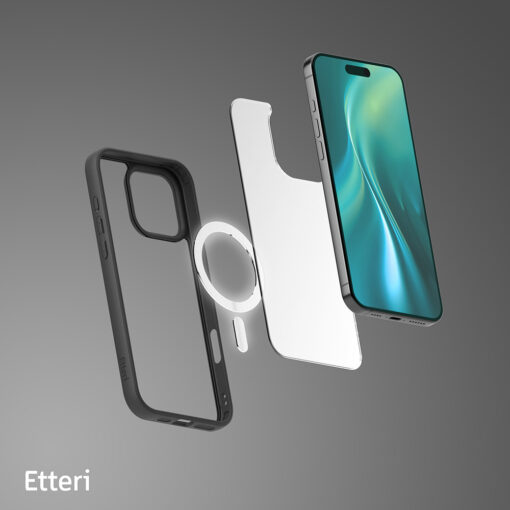 Etteri Matt Mag case for iPhone 16 Pro Max 6,9" black - Image 9